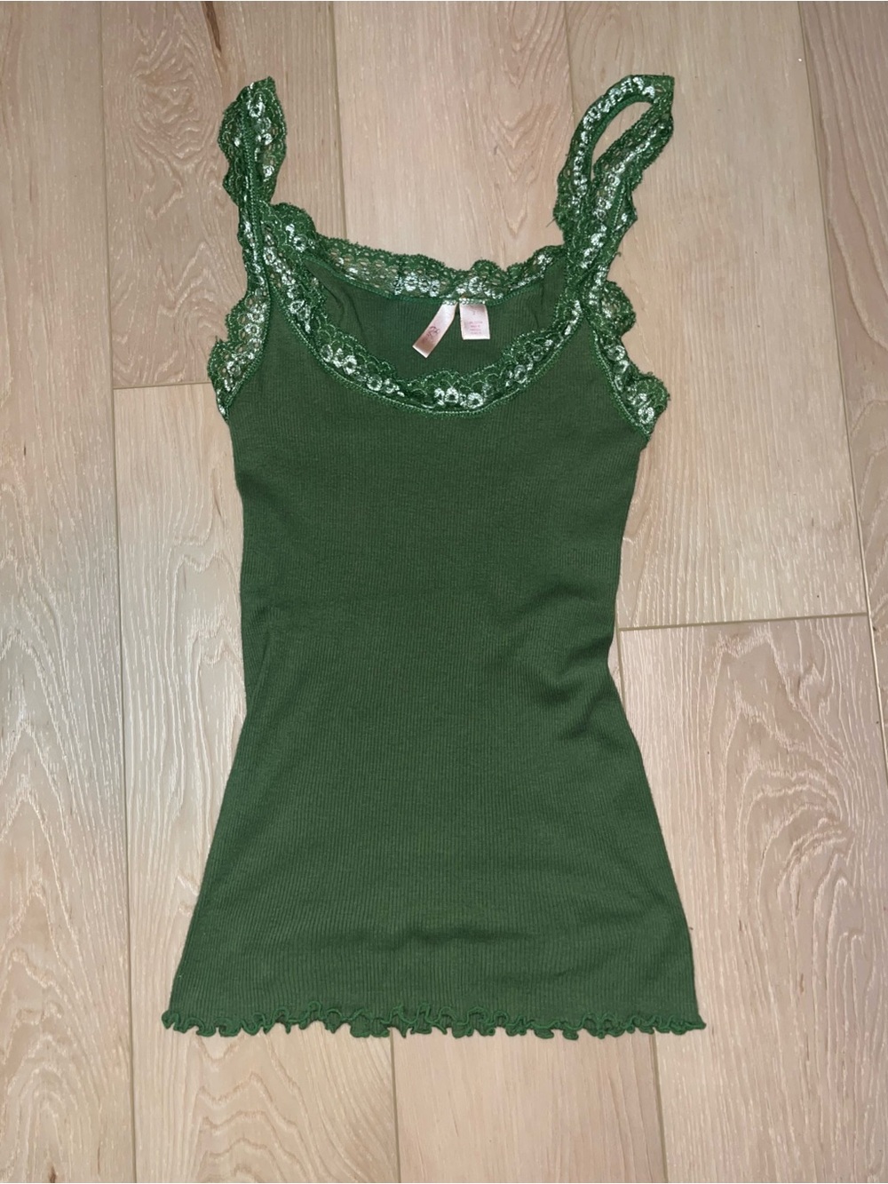 Eloise vintage lace trim tank